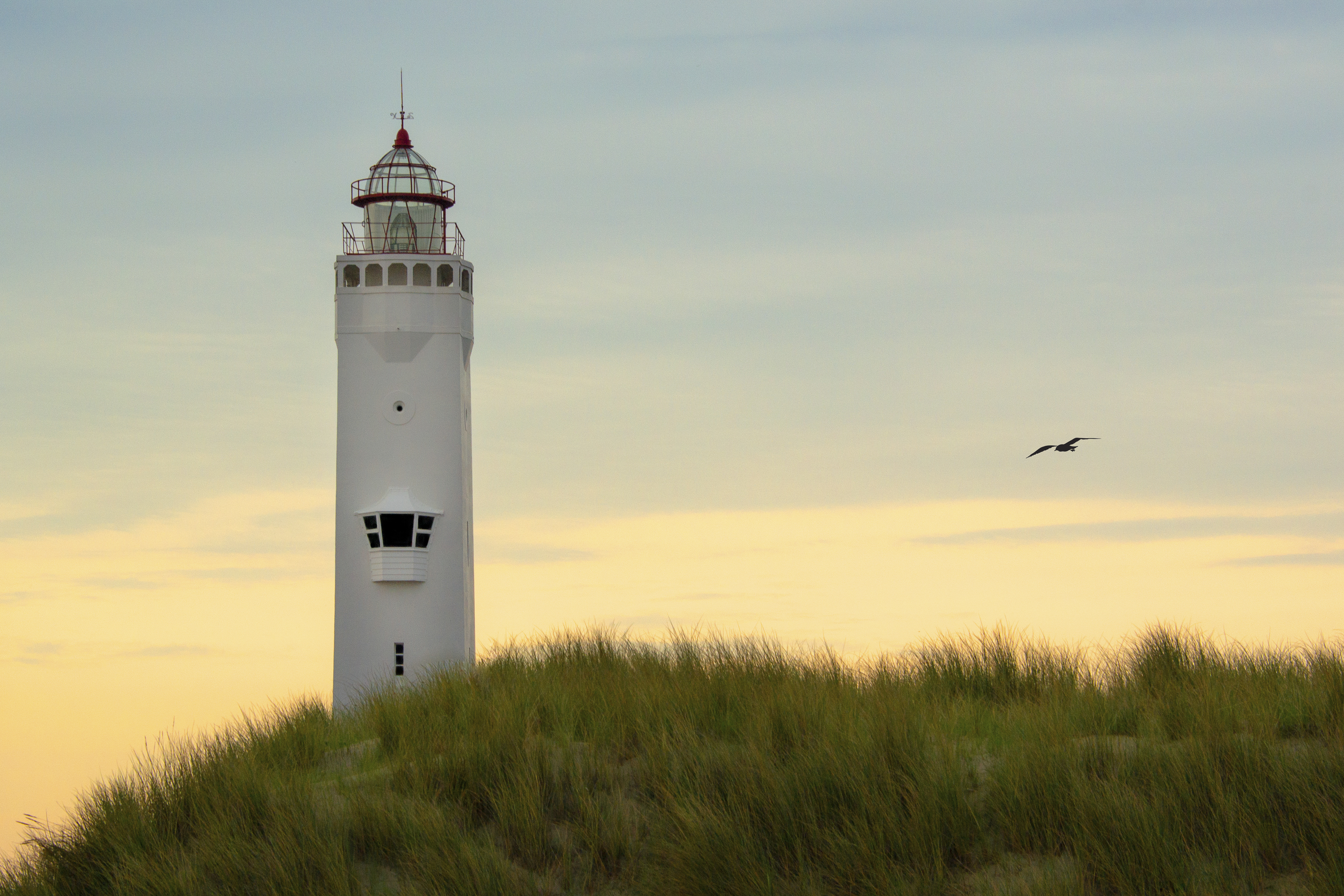 Foto van de vuurtoren Noordwijk