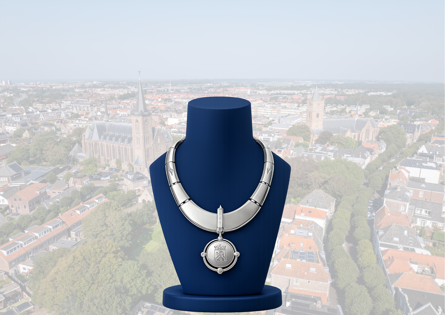 De ambtsketting van de burgemeester van Noordwijk