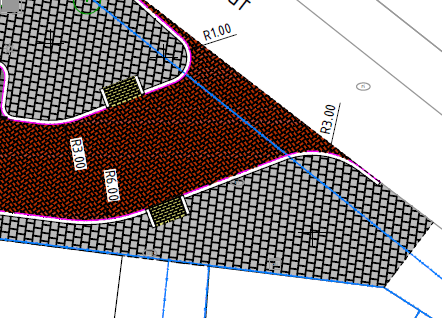 Nieuwe situatie ingang Binnenweg